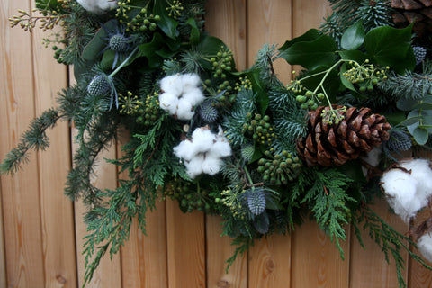 Winter Blues Luxury Wreath