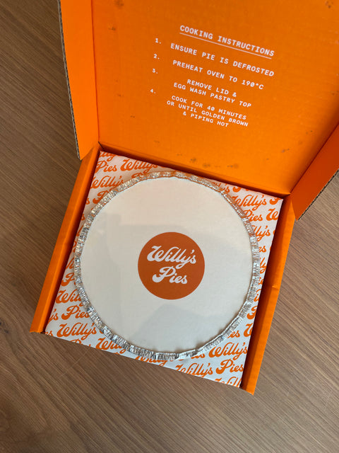 Willy's Beef Shin, Bacon and Red Wine Pie for 2