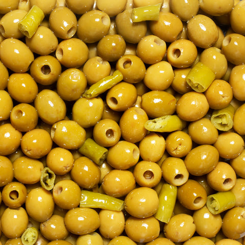 Perello Manzanilla Pitted Spicy Olives