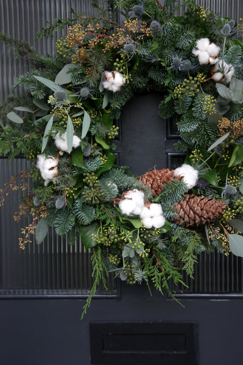 Winter Blues Luxury Wreath